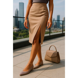 Knitted Pointed-Toe Ballet Flats Light Gray Soft Classic Office Vaca Work Party